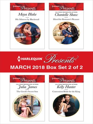 cover image of Harlequin Presents March 2018--Box Set 2 of 2